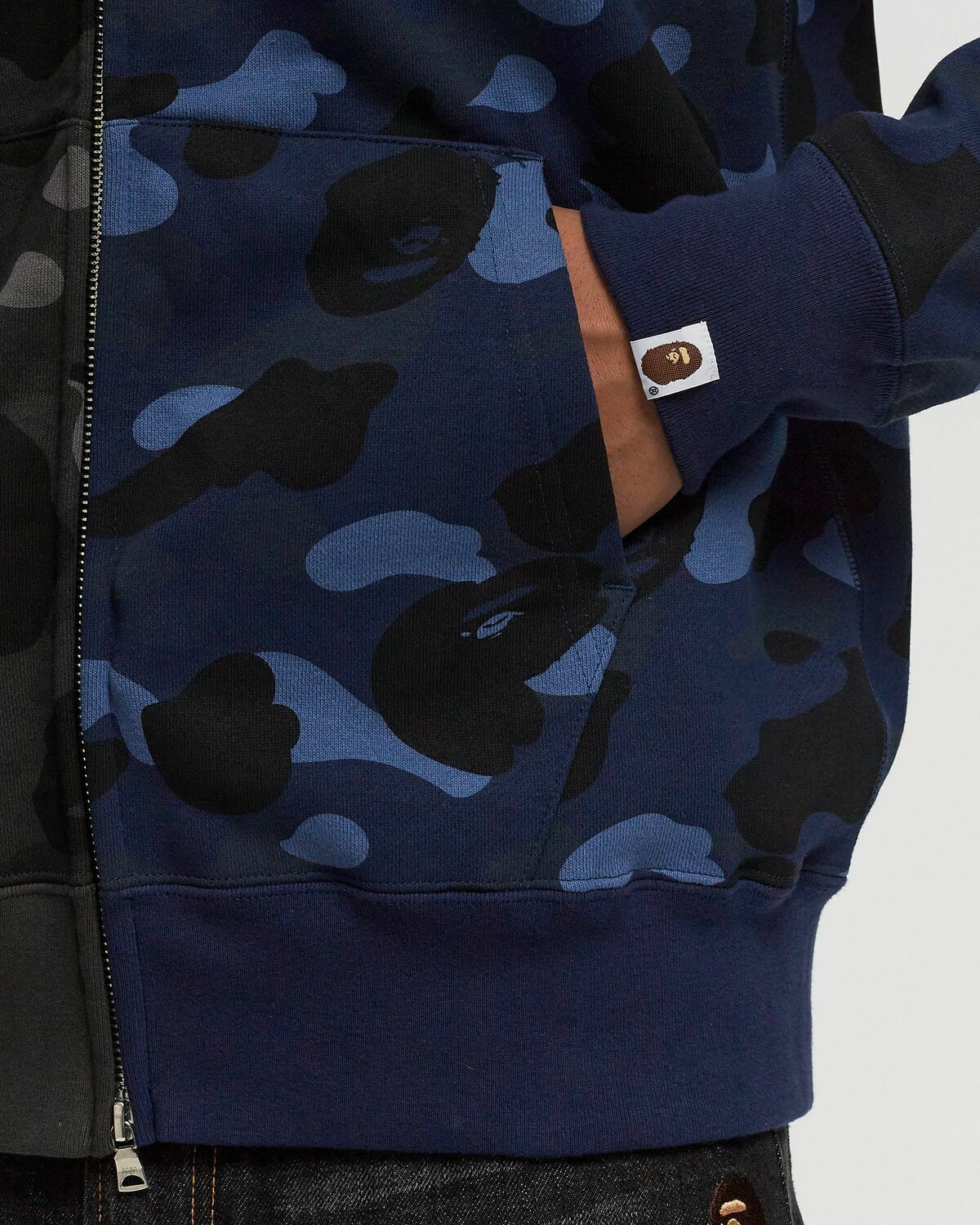ジャケット・ブルゾン APE  COLOR CAMO HOODIE JACKET 140 BLUE COLOR CAMO SHARK FULL ZIP HOODIE LADIES – eu.bape.com