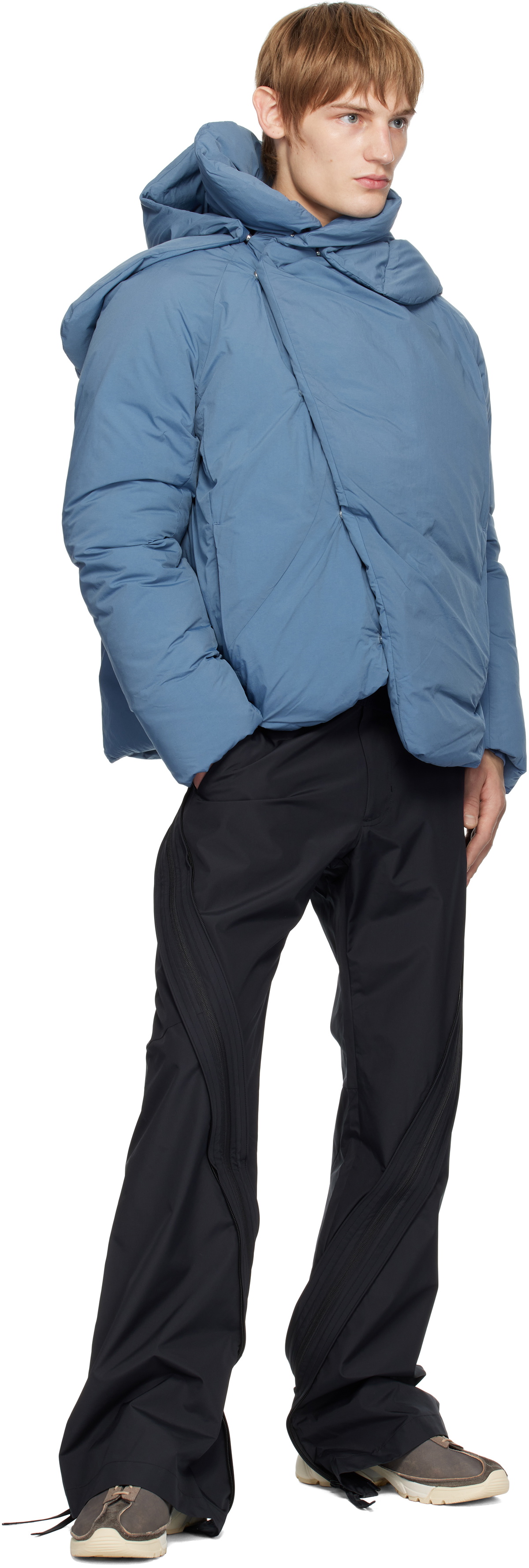 POST ARCHIVE FACTION (PAF) Blue 7.0 Center Down Jacket Post