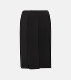 Sportmax Ode virgin wool midi skirt