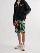 Loewe - Paula's Ibiza Logo-Appliquéd Cotton-Jersey Zip-Up Hoodie - Black