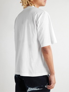 Marni - Logo-Appliquéd Cotton-Jersey T-Shirt - White