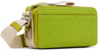 Jacquemus Green Le Raphia 'Le Cuerda Horizontal' Bag