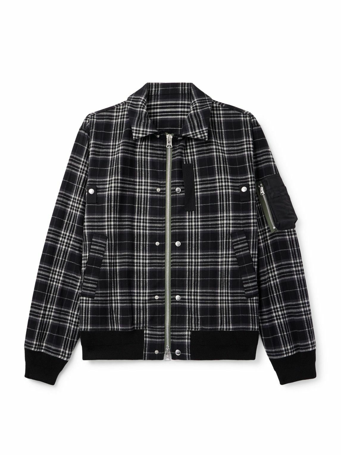 sacai★22AW Check Bonding Coat sacai 22AW Check Bonding Jacket - メルカリ