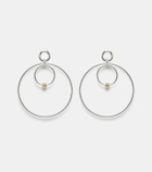 Spinelli Kilcollin Echo sterling silver and 18kt gold hoop earrings