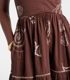 Poupette St Barth Milena printed cotton maxi dress