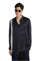 Ziggy Chen Shirt In Blue Silk
