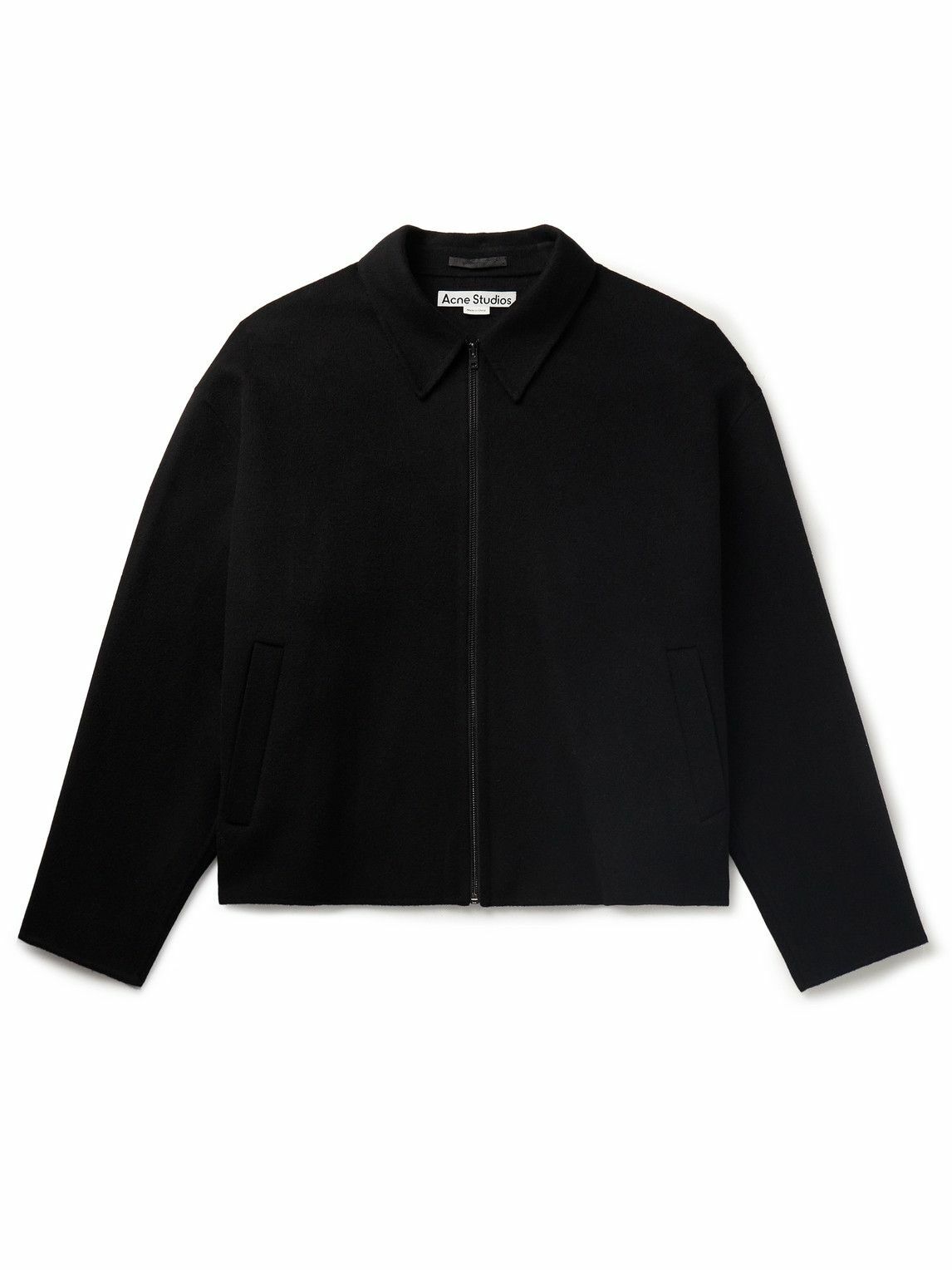 Acne Studios - Doverio Wool-Flannel Jacket - Black Acne Studios