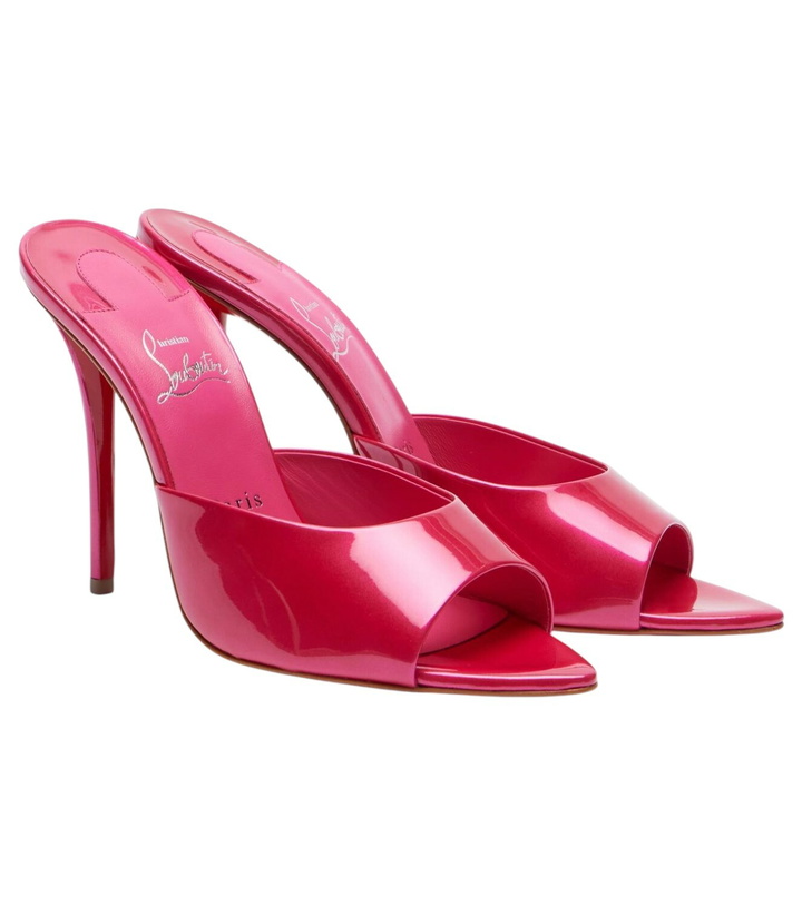 Photo: Christian Louboutin Miss Z 100 patent leather mules