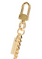 Marc Jacobs The Cursive Logo Charm Keyring - Pink - One Size