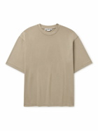 Acne Studios - Extorr Logo-Appliquéd Garment-Dyed Cotton-Jersey T-Shirt - Neutrals