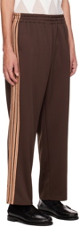 JieDa Brown 5 Stripe Lounge Pants