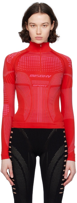 Photo: MISBHV Red & Pink Sport Europa Top