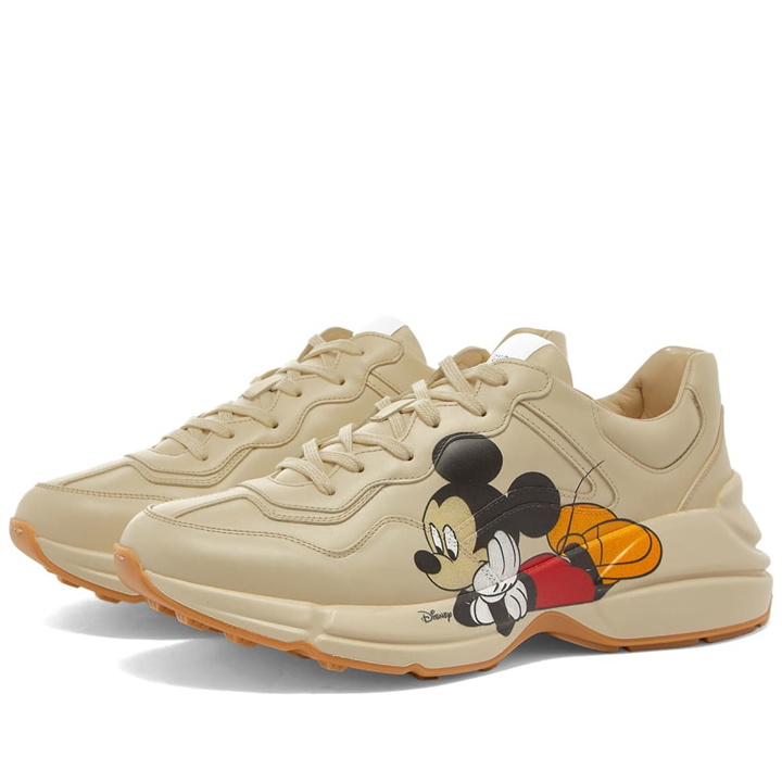 Photo: Gucci Rhyton Mickey Mouse Print Sneaker