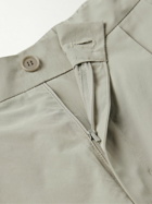 Amomento - Wide-Leg Pleated Shell Trousers - Neutrals
