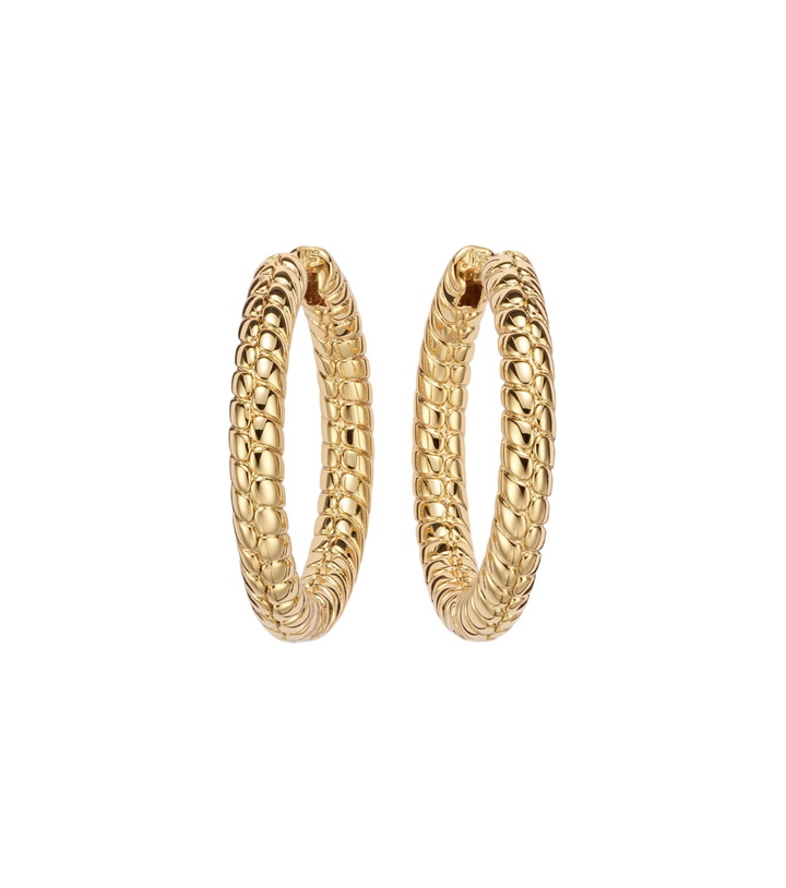Photo: Jennifer Fisher Madison Avenue gold-plated hoop earrings