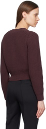 Recto Brown Cropped Sweater