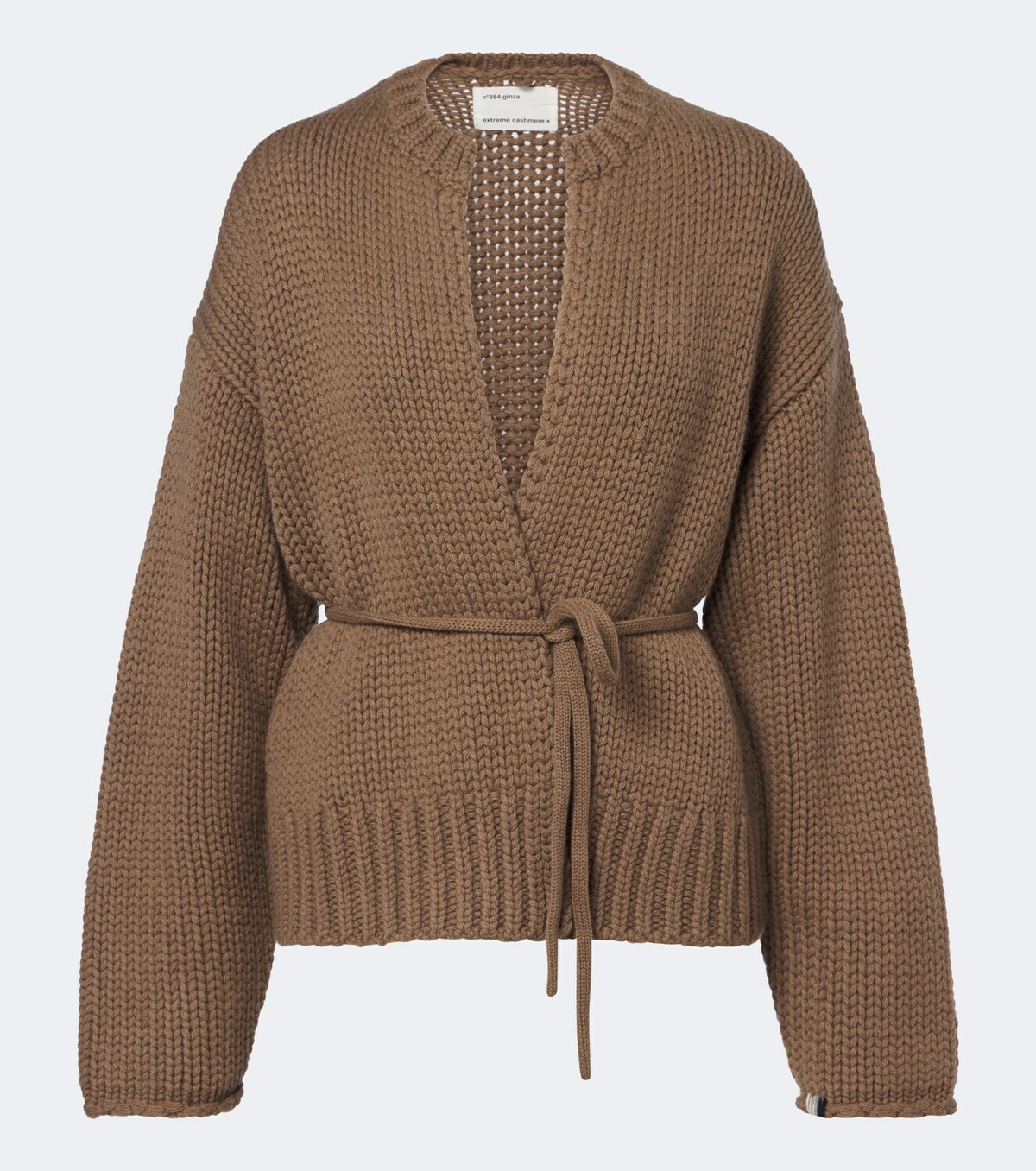 Extreme Cashmere N°384 Ginza cashmere wrap cardigan