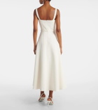 Safiyaa Belted A-line midi dress