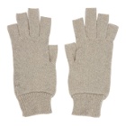 Rick Owens Off-White Fingerless Gloves