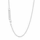 Ambush Men's Pill Charm Necklace in Silver