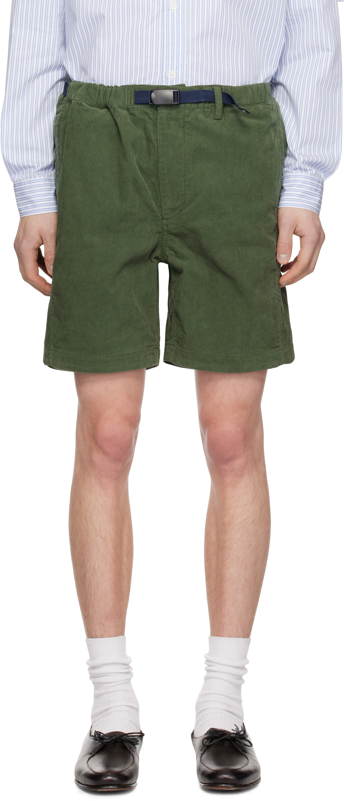 Pilgrim Surf + Supply Green Salathe Corduroy Climbing Shorts