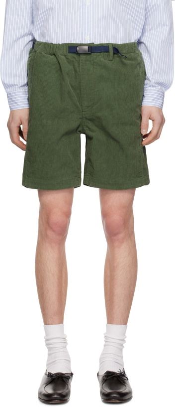 Photo: Pilgrim Surf + Supply Green Salathe Corduroy Climbing Shorts