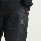 YESEYESEE Women's Comfy Denim Carpenter Pants in Black