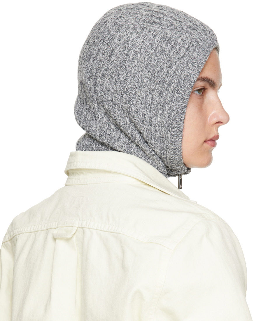 OPEN YY Gray Zip Balaclava