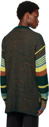 Vivienne Westwood Multicolor Blurry Oversized Cardigan