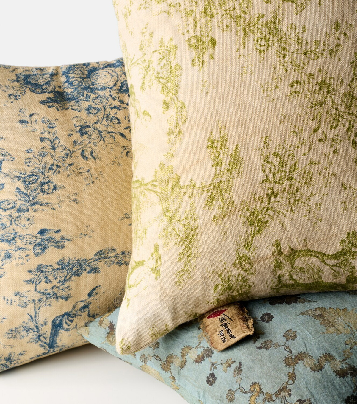 The House of Lyria Glafira linen cushion