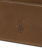 POLO RALPH LAUREN - Logo-Debossed Printed Leather Cardholder - Green