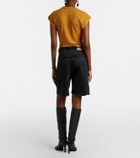 Marant Etoile Iselle denim Bermuda shorts