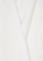 Eileen Fisher Tapered Silk-georgette Trousers Cream