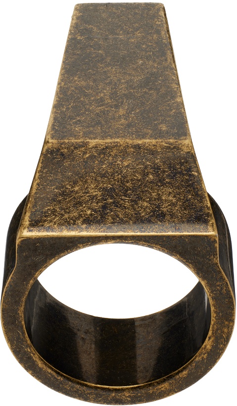 Photo: Rick Owens Gold Trunk Ring