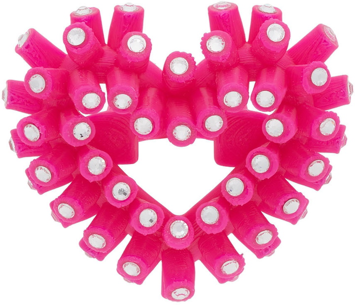 Photo: Roussey SSENSE Exclusive Pink 3D-Printed Crush Ring
