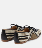 Gabriela Hearst - Hays leather-paneled crocheted loafers