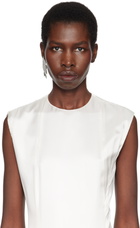D'heygere SSENSE Exclusive Bridal Capsule Rose Print Single Earring