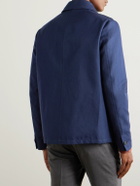 Slowear - Venezia 1951 Cotton and Linen-Blend Twill Chore Jacket - Blue