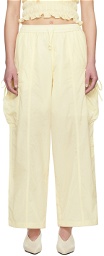 Kijun Yellow Shirring Pocket Lounge Pants