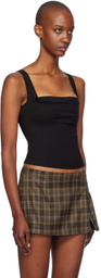 Miaou Black Luna Tank Top