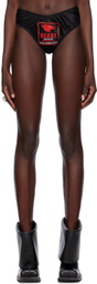 Liza Keane SSENSE Exclusive Black Beast Briefs