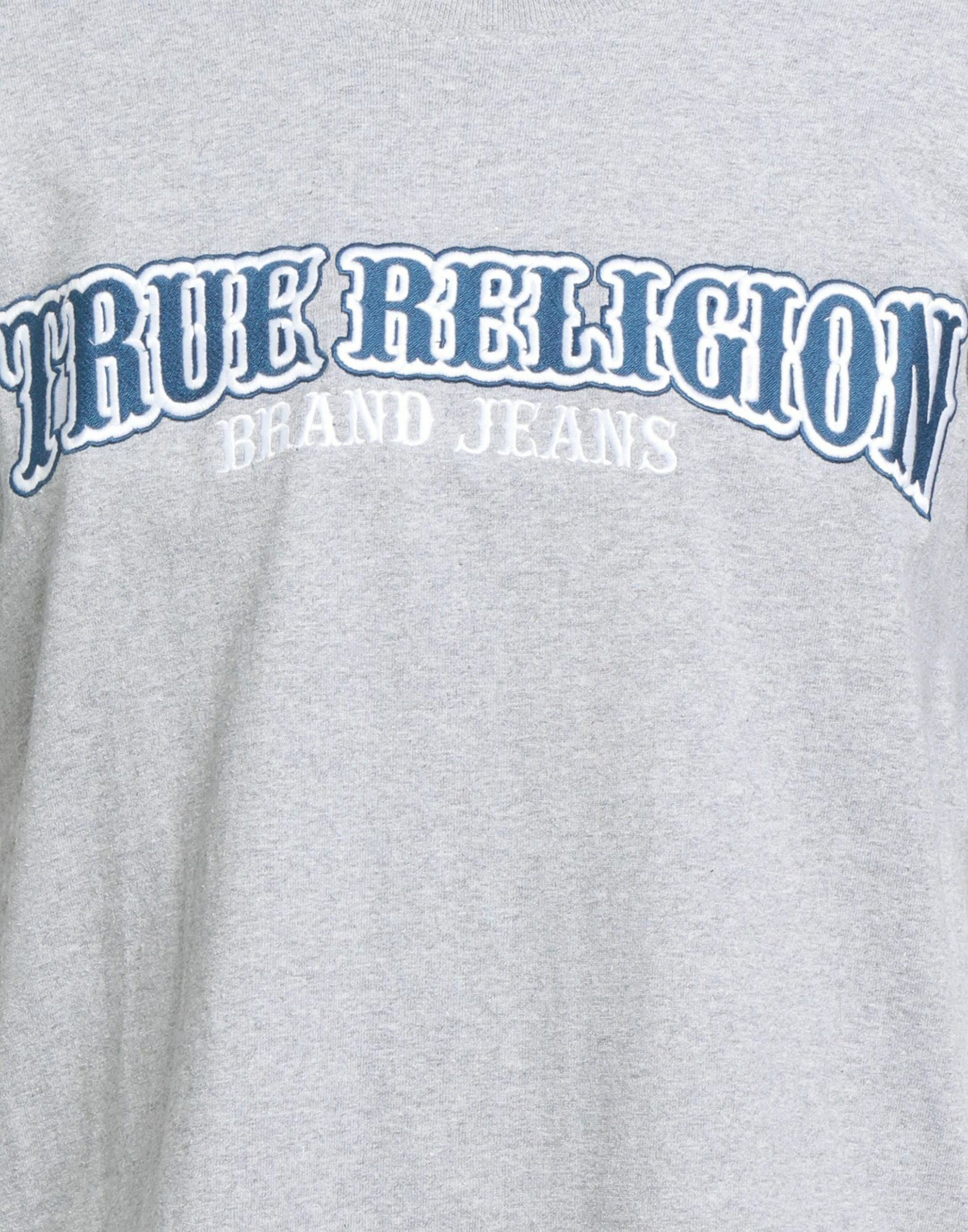 True Religion Mens T-shirt Light in Grey