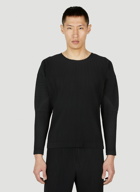 Homme Plissé Issey Miyake - Long Sleeve Top in Black