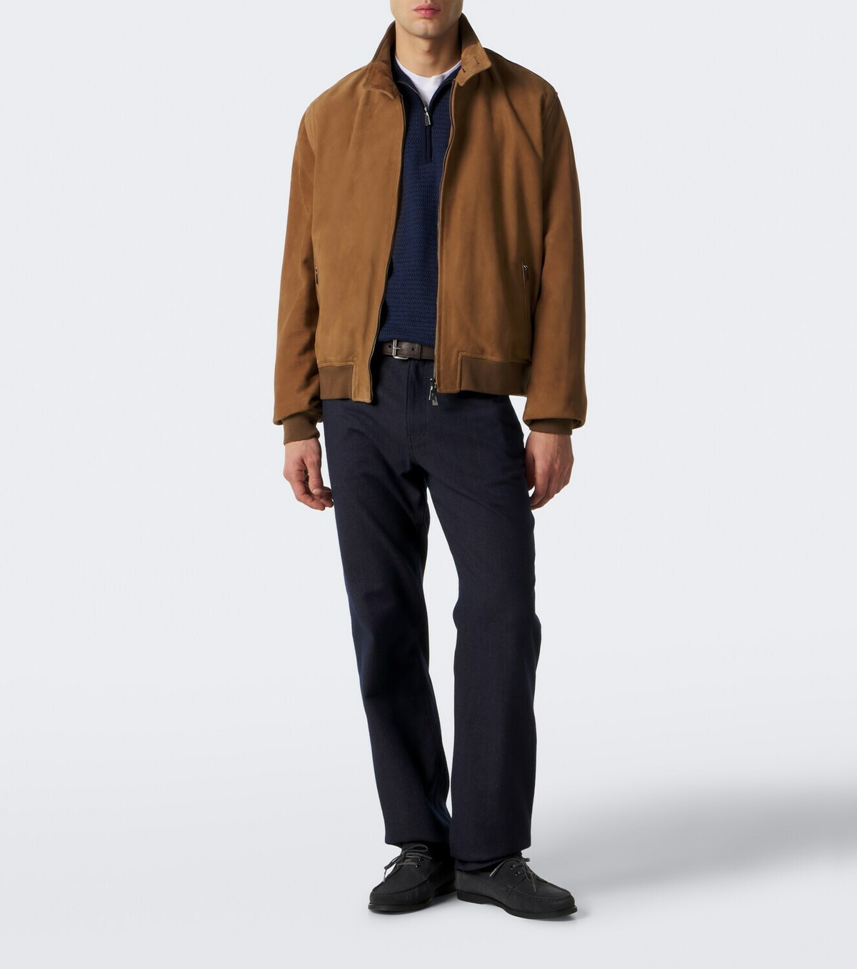 Frescobol Carioca Heitor wool half-zip sweater