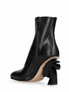 PALM ANGELS 110mm Palm Heel Leather Ankle Boots