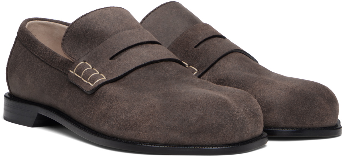 JW Anderson Brown Paw Loafers