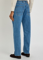 Drake's Straight-leg Denim Jeans Blue