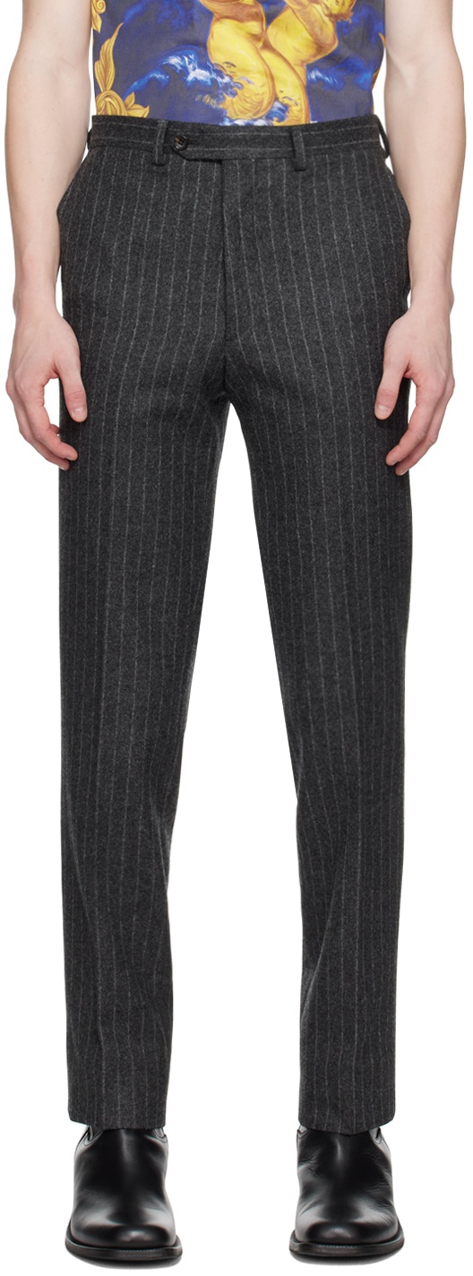Photo: Bally Gray Striped Trousers