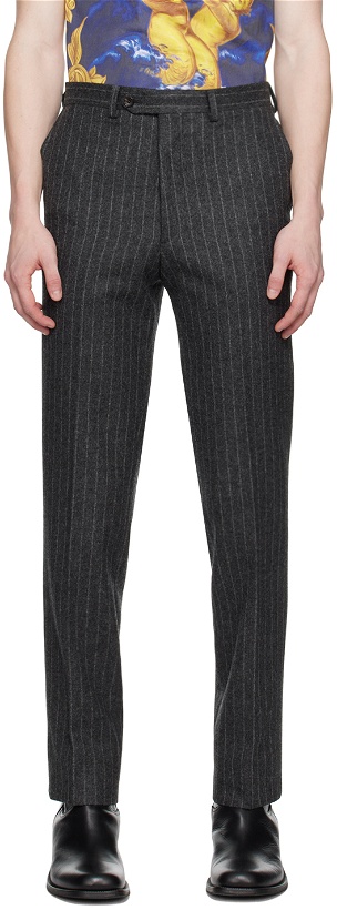 Photo: Bally Gray Striped Trousers