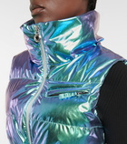 Jet Set Clara Met metallic puffer vest